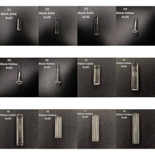 Load image into Gallery viewer, 6mm Quartz Pillars - Solid &amp; Hollow
